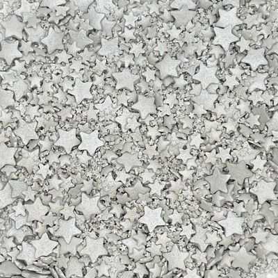 Glimmer Stars Silver Mix Sprinkles image(2)