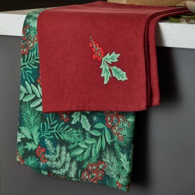 2 Festive Foliage Tea Towels image(2)