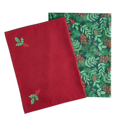 2 Festive Foliage Tea Towels image(5)