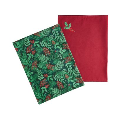 2 Festive Foliage Tea Towels image(6)