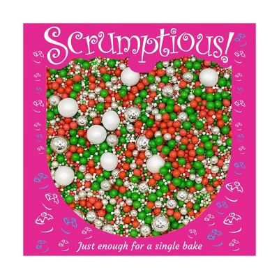 Scrumptious Twinkle Pearl Mix Christmas Sprinkles 30g image(1)