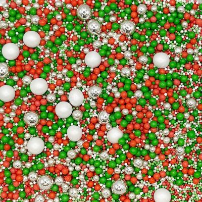 Scrumptious Twinkle Pearl Mix Christmas Sprinkles 30g image(2)