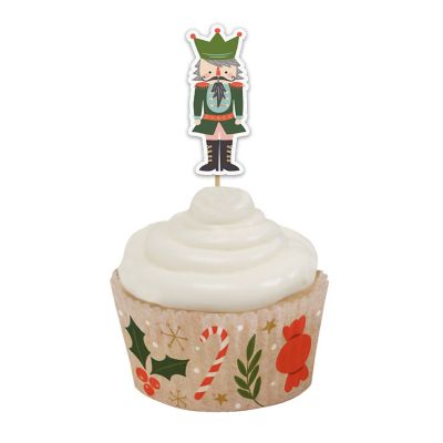 Nutcracker Cupcake Cases and Toppers image(1)