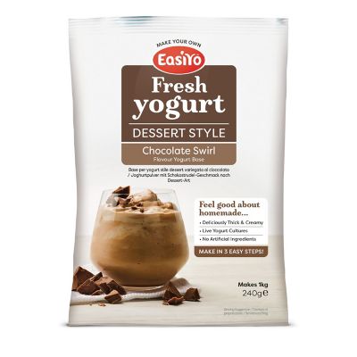 EasiYo Indulgence Chocolate Swirl Yoghurt Mix - 1 Sachet image(1)