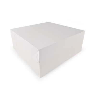 35cm Square White Cardboard Cake Gift Box image(2)
