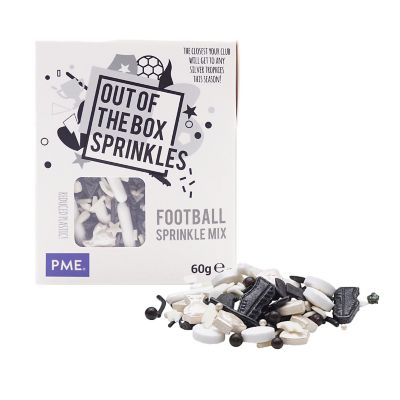 PME Out the Box Football Sprinkles 60g