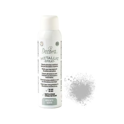 Decora Metallic Silver Cake Spray 150ml image(1)