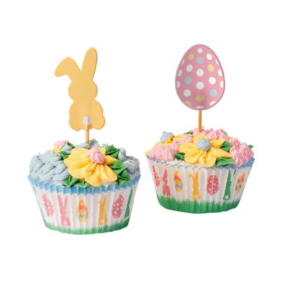 Easter Cupcake Cases and Toppers
