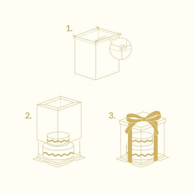 PME Crystal Cake Box 20cm image(5)