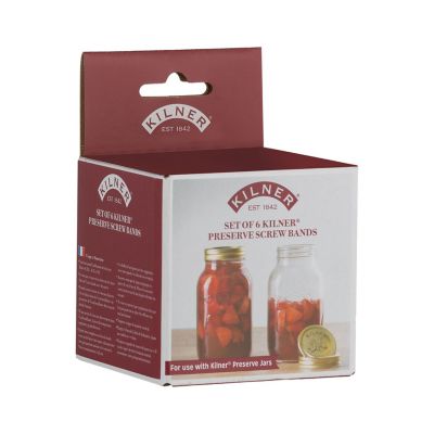 Kilner Regular Mouth Jar Screw Bands – Pack of 6 image(2)