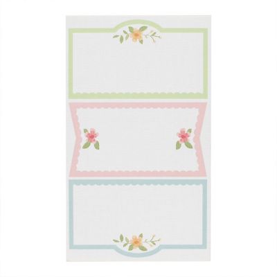 Ginger Ray Floral Labels – Pack of 21 image(1)