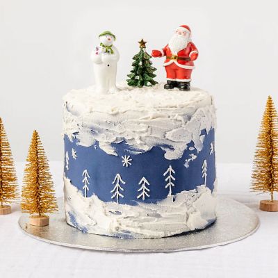 The Snowman and The Snowdog with Father Christmas Cake Topper image(2)