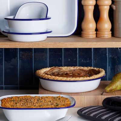 Falcon 18cm Enamel Round Pie Plate image(2)