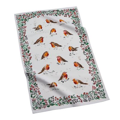 Ulster Weavers Winter Robin Tea Towel  image(1)