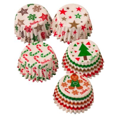 100 Decora Christmas Bon Bon Baking Cases  image(3)