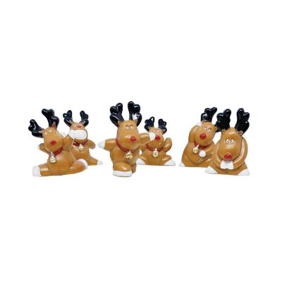 Rudolph Cake Toppers – Pack of 6