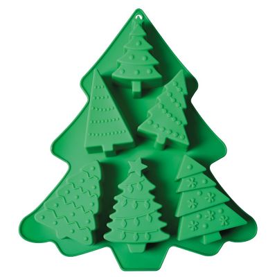 Lakeland Silicone Christmas Tree Mould and Spatula Set image(3)
