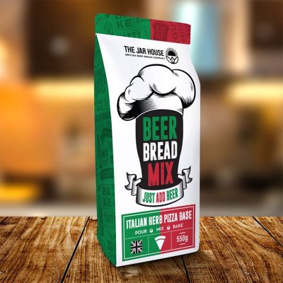 The Jar House Italian Herb Pizza Base Beer Bread Mix - 550g image(2)
