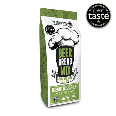 The Jar House Rosemary, Garlic & Olive Beer Bread Mix - 465g