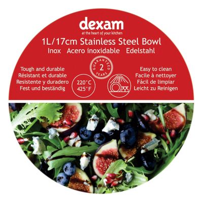 Dexam 1L Metal Mixing Bowl image(2)