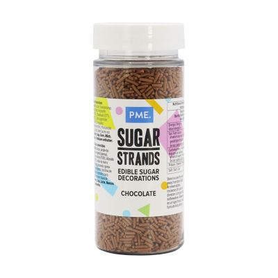 PME Chocolate Strands Jar of Sprinkles image(1)
