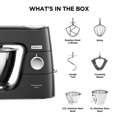 Kenwood Autograph Chef Mixer- Black image(6)