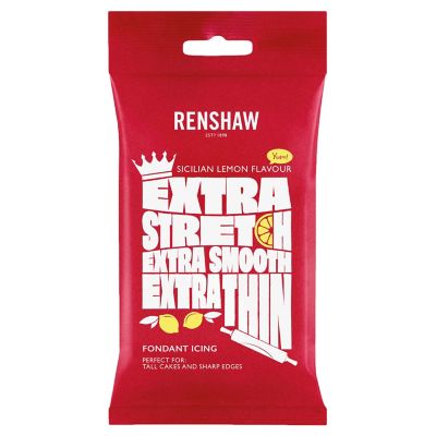Renshaw Sicilian Lemon Extra Ready to Roll Fondant Icing - 1kg