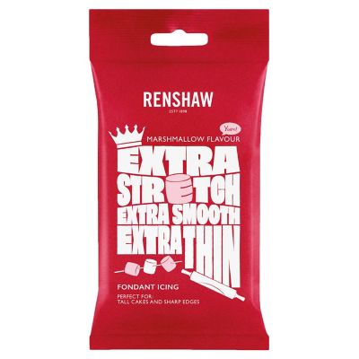 Renshaw Extra Ready to Roll Marshmallow Flavour Icing - White - 1kg