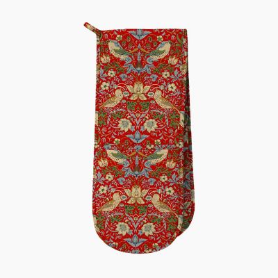 William Morris Strawberry Thief Double Oven Glove