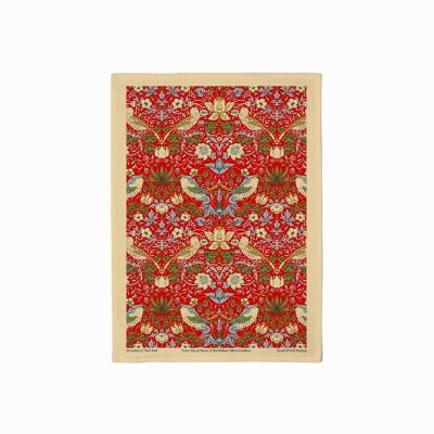 William Morris Strawberry Thief Tea Towel