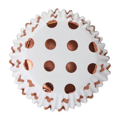 PME Rose Gold Dot Foil Cupcake Cases image(3)
