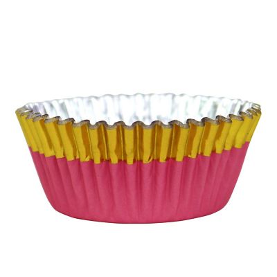 PME Pink and Gold Foil Cupcake Cases