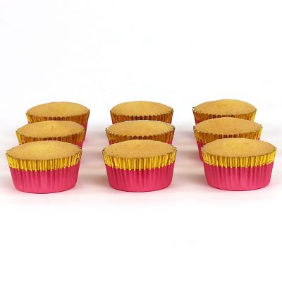 PME Pink and Gold Foil Cupcake Cases image(2)