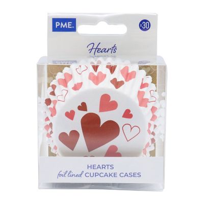 PME Heart Foil Cupcake Cases image(7)