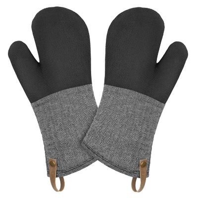 Cuisinart Large Mitts Oven Gloves - Grey