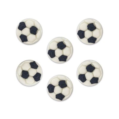 Football Sugar Toppers - Pack of 6