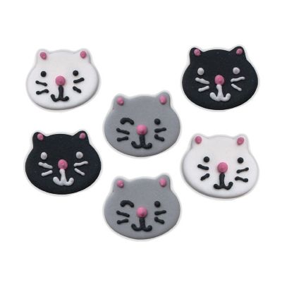 Purr-fect Kitties Sugar Toppers - Pack of 6 image(1)
