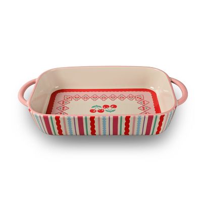 Lakeland Cherry Delight Medium Baking Dish