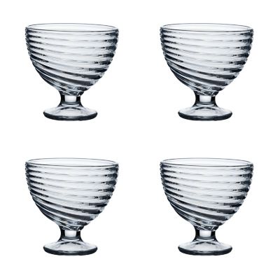 Ravenhead Essentials Swirl Set of 4 Sundae Dishes
