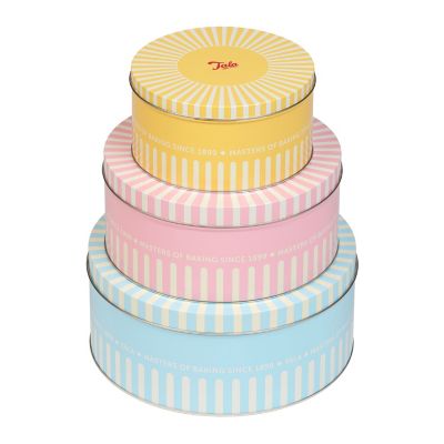 Tala Original Cake Storage Tins - Set of 3