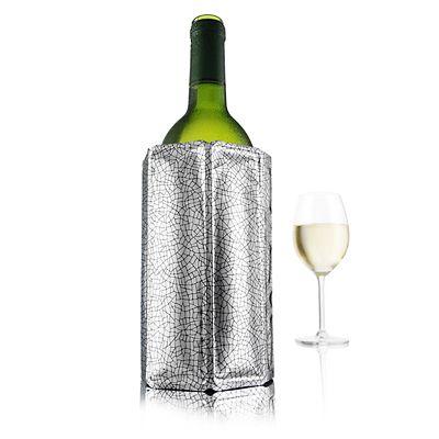 White wine bottle store cooler