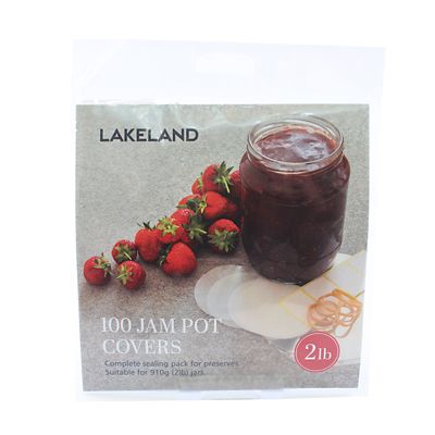 100 Jam Jar 2lb Covers, Waxed Circles, Bands & Labels  image(2)