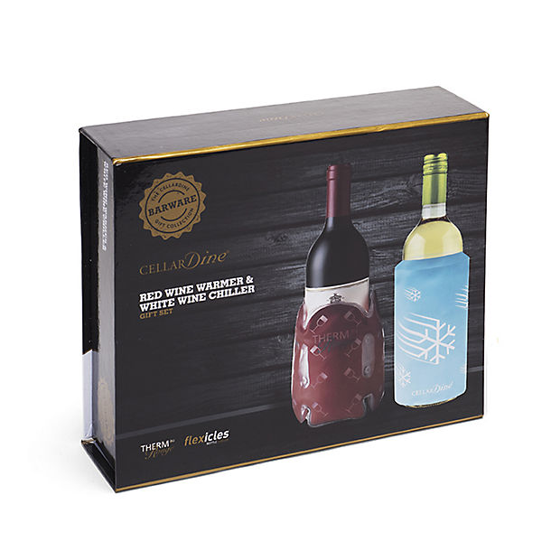 CellarDine Red Wine Warmer and White Wine Chiller Gift Set
