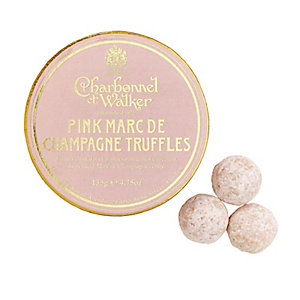 Charbonnel et Walker Pink Marc De Champagne Chocolate Truffles 135g