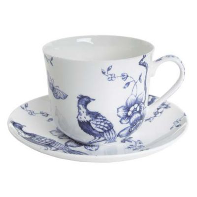 Blue Toile Breakfast Cup & Saucer image()
