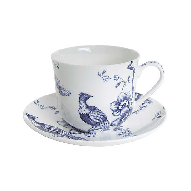 Blue Toile Breakfast Cup & Saucer image()