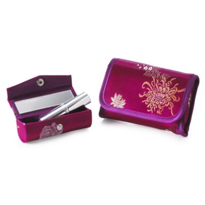 Fuchsia Floral Cosmetic Duo image()