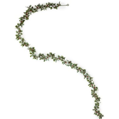 Glitter Holly Garland image(1)
