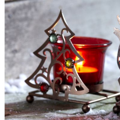 Christmas Tree Tealight Holder image(1)