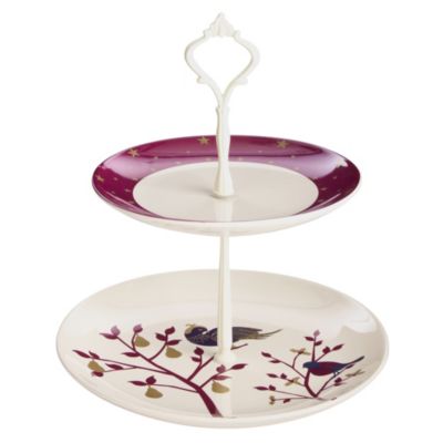 Partridge in a Pear Tree 2-Tier Cake Stand image(1)